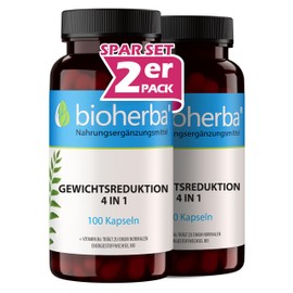 Stoffwechsel Kapseln 200 Stk. 4-in-1 Soja Lecithin Luzerne Apfelessig und Algen ideal für eine schlanke Figur von BIOHERBA