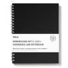 Vela Sciences Advanced W7-C Expanded Wirebound Lab Notebook, 9.25 x