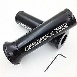 XKMT-Custom Handlebar Grips Compatible With Suzuki Gsx-R Gsxr 600 750 1000 Hayabusa Gsxr1300 Black [B00YWCM118]