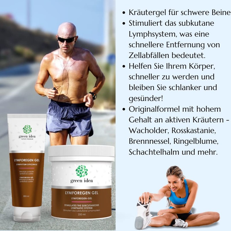 green idea - Lymforegen gel - Stimulates the lymphatic system