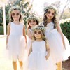 LADY&HOME 2 Pcs Round Flower Sunglasses for Girls Flower Girl