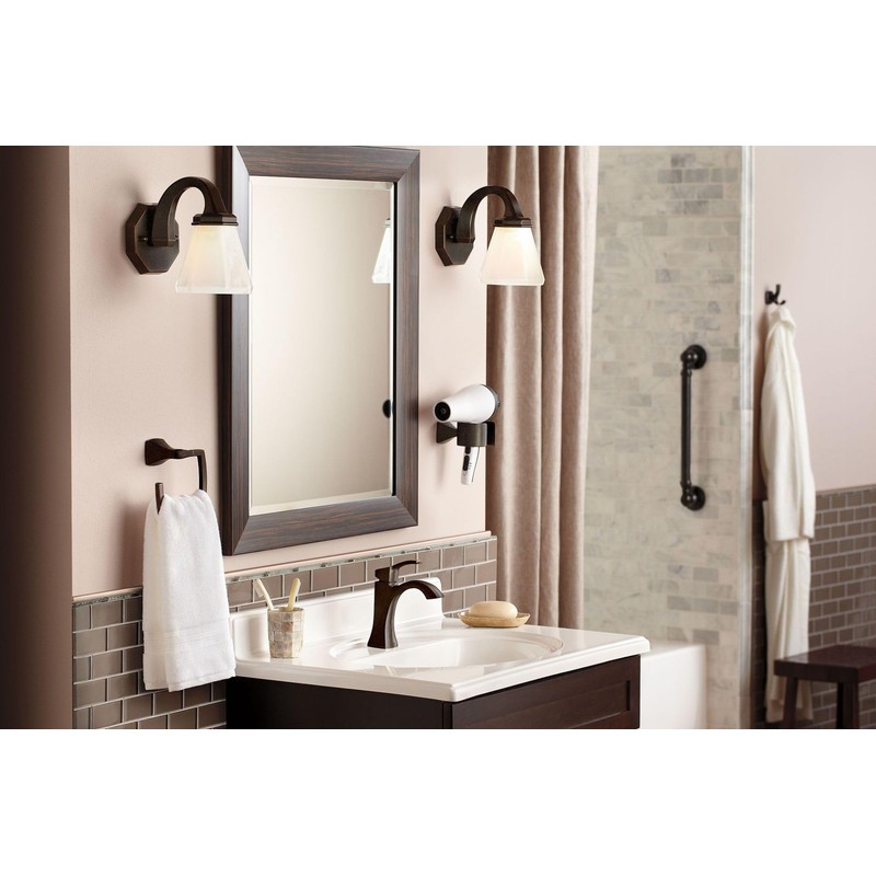 Moen YB5103ORB Voss Double Robe Hook, Oil-Rubbed Bronze