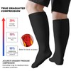 BODALA - Calcetines de compresión de talla grande para mujeres