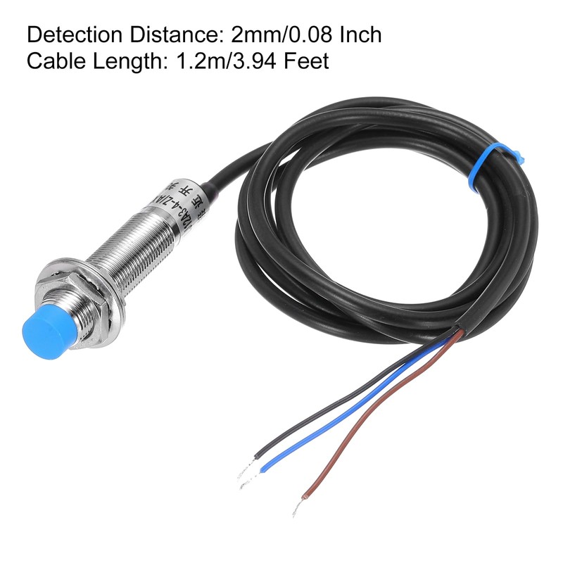 sourcing map M12 Approach Sensor Inductive Proximity Sensor Switch NC