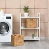 Storage Baskets Wicker Cube Baskets Foldable Handwoven Storage Baskets Bins