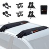 MeeFar Universal Car Soft Roof Rack Pads Luggage Carrier System