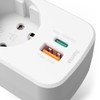 Hama Multiple Plug for Socket, 1 USB-C PD, 1 USB-A,