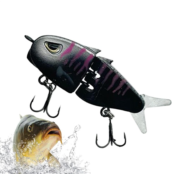 Glide Baits for Bass Fishing,Mini Multi Jointed Bass Pike Fishing