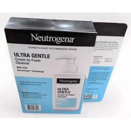 Neutrogena Ultra Gentle Cream To Foam Cleanser 2 Pack