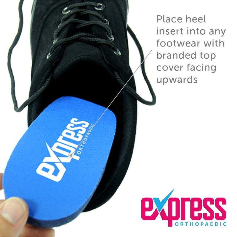 Express Orthopaedic® - Medically Approved Adjustable Heel Raise Shoe Inserts