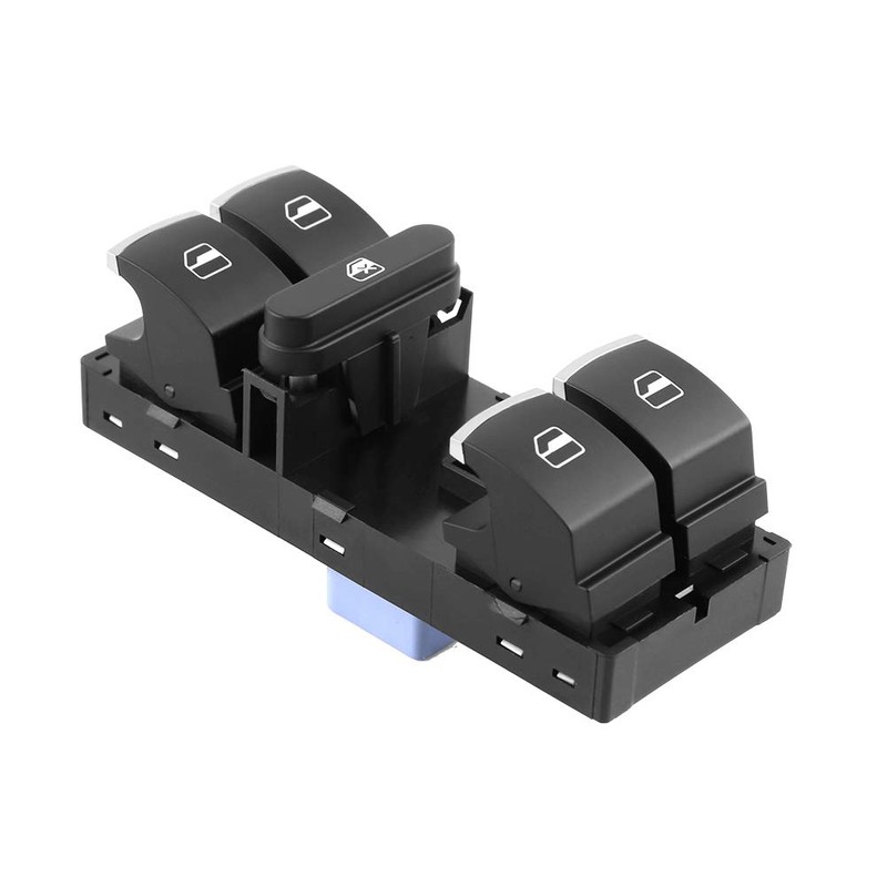 JIULAN Window Switch, Electric Window Switch, Rocker Switch, Black, Manual,