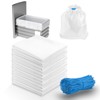 Miumoon 60-pack Trash Compactor Bags with Pre-punched Holes for Attaching,