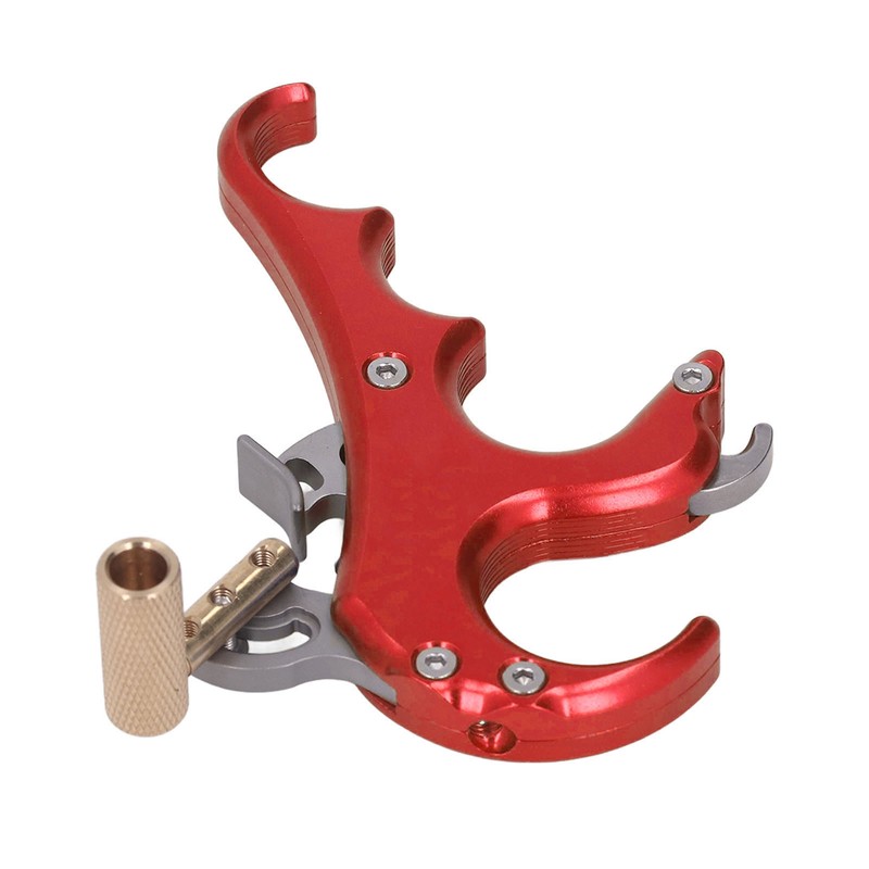Bow Release Aids Aluminum Alloy Sensitivity Adjustable 4 Fingers Compound