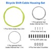 sourcing map Bicycle Shift Cable Housing Set Universal Bicycle Brake