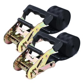 Endless Retractable Ratchet Straps 1650 lb Break Strength 2in x 10 Ft (No Hooks) Tie Down Kit Set Car Cargo Strap for Securing Stuff