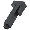Sink Sprayer Stainless Steel Squared Electroplated Black Large Flow Bidet