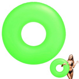 Swimming Rings for Adults, Inflatable Pool Floats for Age 12+, 36" (91cm) Green Pool Float Swim Tubes Giant,Summer Swimming Pool Water Beach Toys,Pool Party Decorations,Summer Gift for Kids Adults