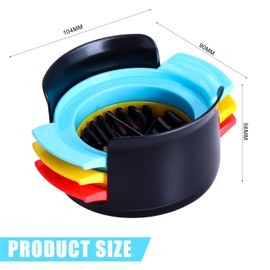 3 in 1Egg Slicer for Boiled Eggs Egg Cutter Egg Cutter for Hard Boiled Eggs Multifunctional Egg Cutters Egg Slicers,for Boiled Eggs Strawberry Fruit Separator