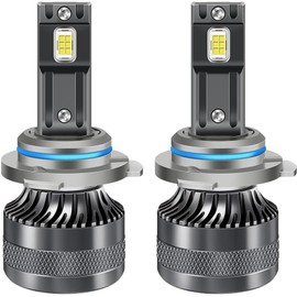 Faros Delanteros Led para Coche Ip68 Impermeables 120W Faros Led para Coche 6500K 12000Lm 9005 9006 H1 H4 H7 H11 10-32V Faros Led 2 Uds