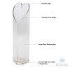 Royal Imports Flower Glass Vase Decorative Centerpiece for Home or