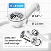 AQUADE Strainer Basket Valve 114 mm with Space Creator and