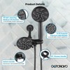 gotonovo Dual 2 in 1 Shower Head Kit High Pressure