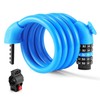 Bicycle Key Dial Lock 5 Digit Wire Lock 47.2 inches