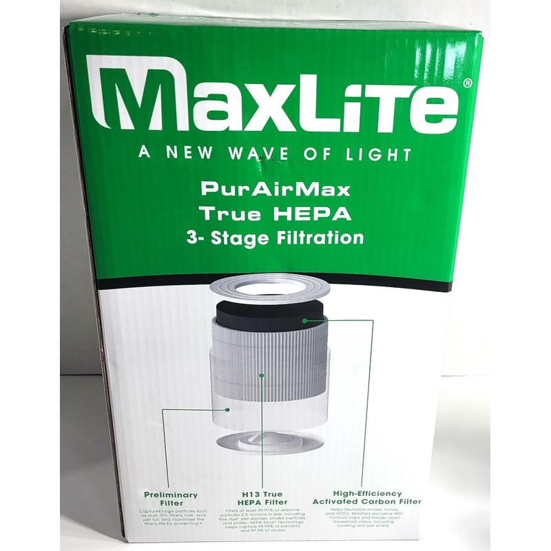 Maxlite AP215SF2, PurAirMax TableTop Air Purifier 445 sq ft. Brand