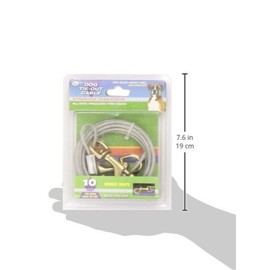 Home For ALL The Holidays Four Paws Dog Tie-Out Cable 10 Feet