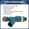 INFINAUTO Fuel Injector, Engine Fuel Injection Nozzle No.LR001982 for Land