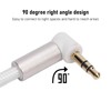3.5mm Audio Cable, 3.5mm 90 Degree Right Angle Male to