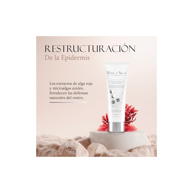 Marie Argan Set Piezas Science Advance Crema Facial Día Contorno