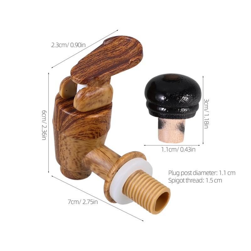 iplusmile Set di 2 rubinetti per fusti di birra in