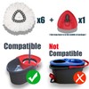 homsis 6 Pack Mop Head Replacement Compatible with O Ceda