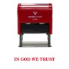 in GOD WE Trust Self Inking Rubber Stamp (Red Ink)