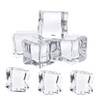 Clear Fake Ice Cubes, 25 Pcs 0.79inch Acrylic Ice Cubes