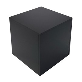 4" x 4" x 4" Acrylic Display Box – True 4-Inch Outer Dimensions – Medium Display Cube – Handmade – Premium Acrylic (Black)