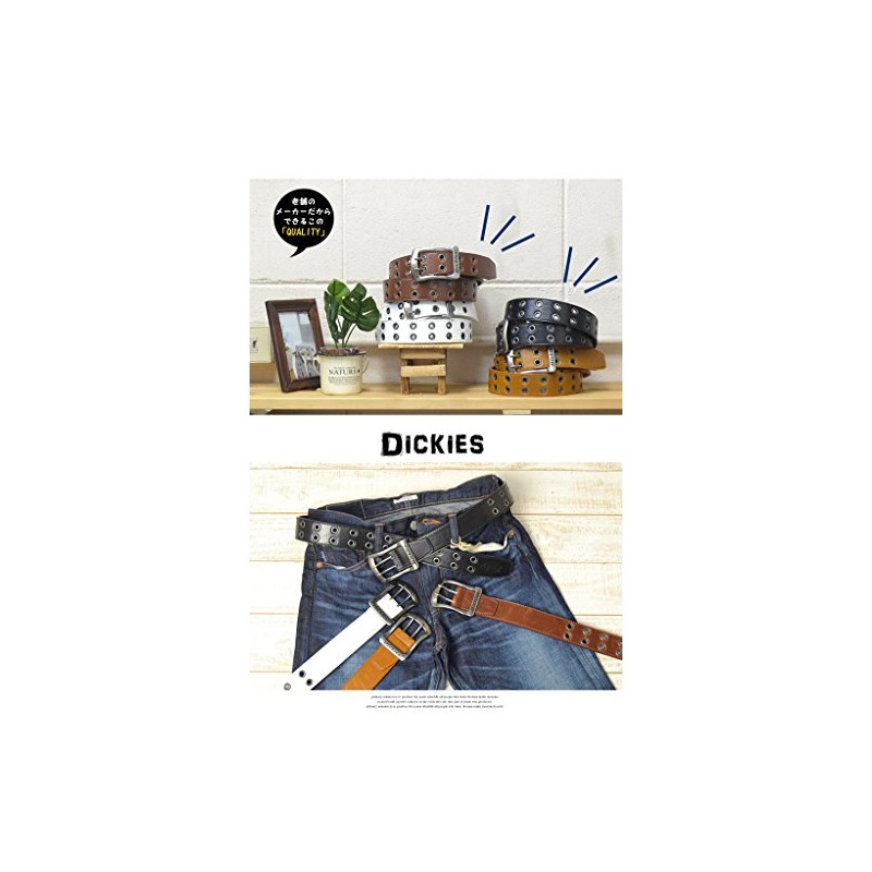 Dickies DS0126C Eyelet Double Pin PU Leather Belt