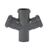 Ostendorf HTsafe Double Branch DN 50/50/50 mm 67 Degree HT