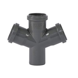 Ostendorf HTsafe Double Branch DN 50/50/50 mm 67 Degree HT Pipe