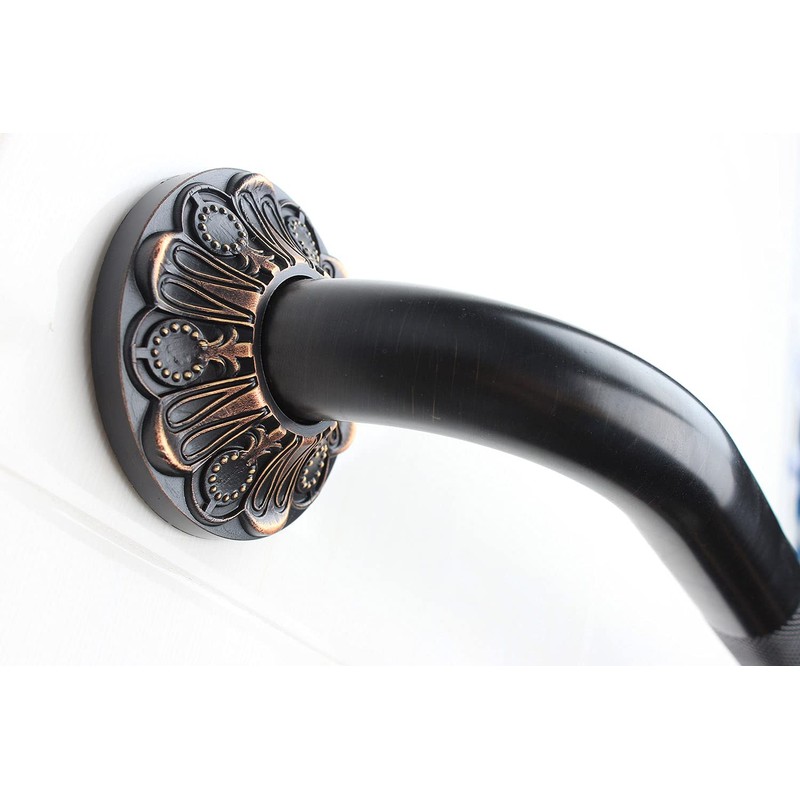 IMPEU 16" Bathroom Anti-Slip Grab bar, Bathtub Textured Shower Bar,