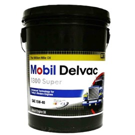 Mobil 112691-CASE 15W-40 Delvac 1300 Super Motor Oil - 5 Gallon Pail