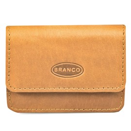 Branco 108 Very Small Purse Mini Coin Purse Size XS Genuine Leather for Men and Women Natural Beige, beige