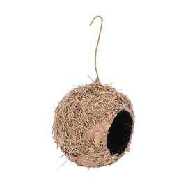 CAXUSD 1pc Hanging Bird Nest for Landscape Decor -Woven Design for Birds and Animals for Garden and Home Adornment Biodegradable and Breathable Nesting
