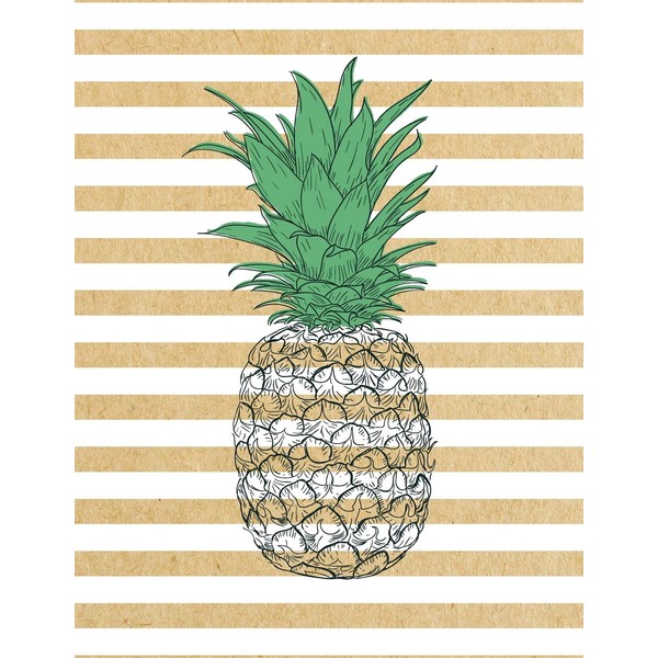 Streaky Pineapple: Intentional Life Goals Planner with Trackers and Inspiration