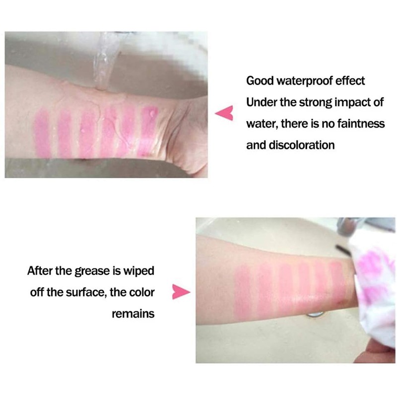 6Pcs Crystal Clear Flower Jelly Lipstick Set Long Lasting Moisturizing