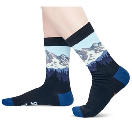 Zmart Gifts For Outdoor Lovers - Mountain Gifts For Women Men, Gifts For Mountain Lovers, Mountaineering Gifts, Hiking Gifts Camping Gifts, Mountain Socks