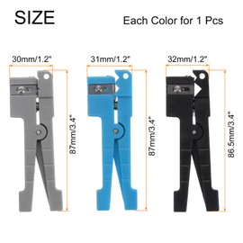 sourcing map Cable Stripping Cutter Tool 45-162/45-163/45-165 Upgrade Cable Stripper Fiber Optic Cable Stripper Cutter 1 Set