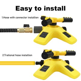 Lumstar Wassersprinkler,Sprinkler Spielzeug für Kinder,Wasserspielzeug Garten,Rasensprenger,Wassersprenger,Outdoor,X Form