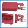 A ABSOPRO Faux Leather Zipper Car Fob Key Case for